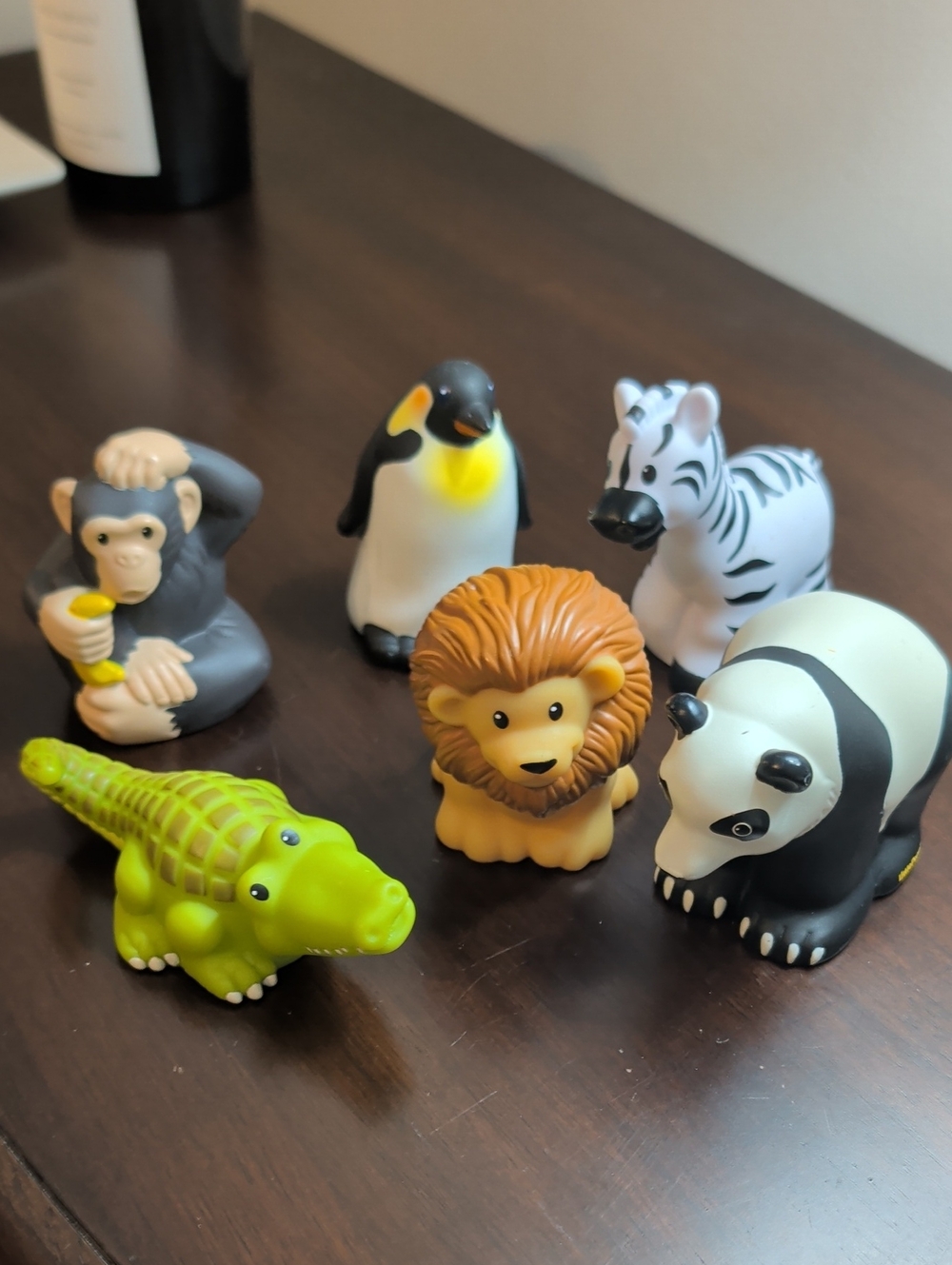 Lot Of 5 Fisher Price Little People Safari/ Zoo /Ark Animals